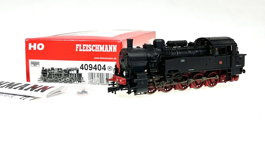 Fleischmann 409404 FS Locomotiva a vapore Gr.897 002 ''Pierina''. Preda bellica - Con decoder DCC