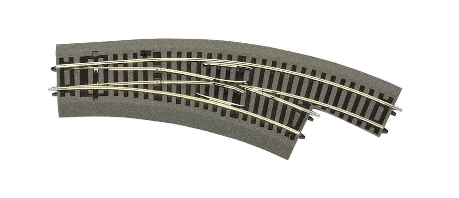 Roco 42561 Scambio curvo destro BWr 2/3 polarizzato Raggio 2/3 con massicciata
