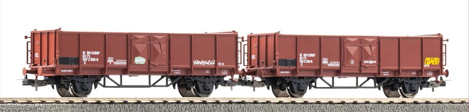 Piko 28327 FS set due carri tipo E con graffiti, ep.V