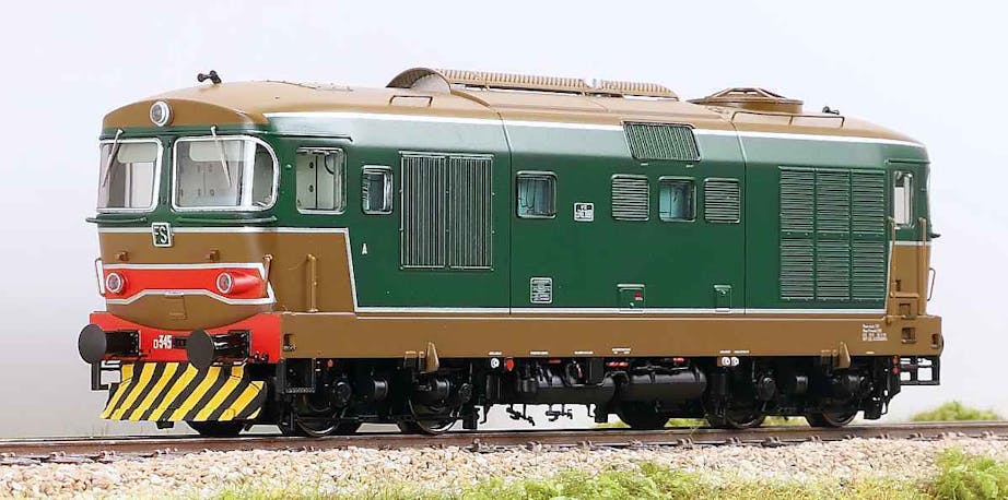 Os.kar 1135 FS locomotiva diesel D.345.1088 livrea d’origine, Dep.Loc. Alessandria, ep.IV