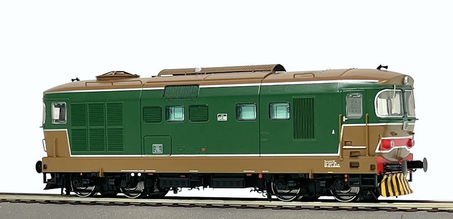 Os.kar 1135DS FS locomotiva diesel D.345.1088 livrea d’origine, Dep.Loc. Alessandria, ep.IV - DCC Sound