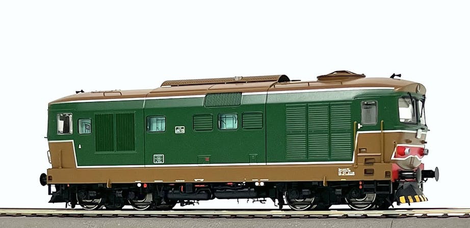 Os.kar 1136DS FS locomotiva diesel D.345.1125 livrea d’origine, Dep.Loc. Alessandria, ep.IV - DCC Sound