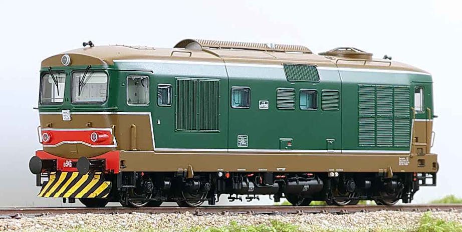 Os.kar 1137 FS locomotiva diesel D.345.1084 livrea d’origine, Dep.Loc. Verona, ep.V