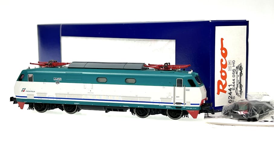 Roco 62441 FS Locomotiva elettrica E444R 056 livrea XMPR, O.M.L. Roma S. L