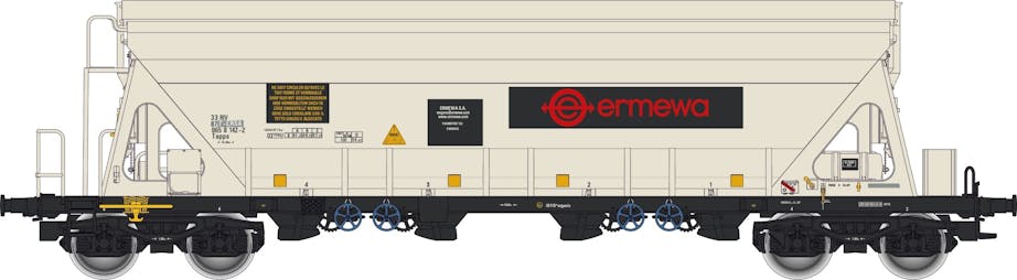 Albert Modell 065324 F-ERSA Carro tramoggia Tapps ''ERMEWA'', bianco, ep.VI