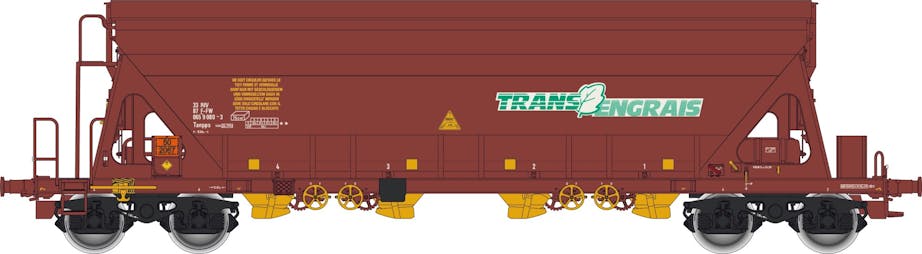 Albert Modell 065330 F-FW Carro tramoggia Tanpps ''Trans Engrais'', marrone, ep.VI