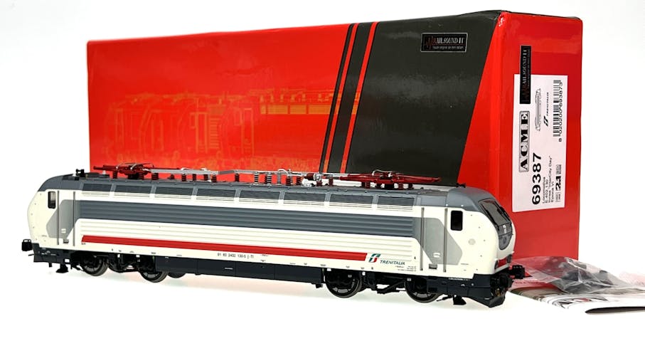 Acme 69387 FS Trenitalia locomotiva elettrica E.402B.130 nella livrea per treni Intercity Day, ep.VI - DCC Sound