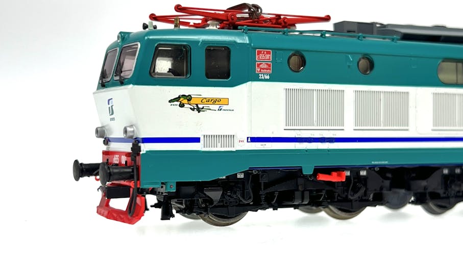 Roco 62564 FS locomotiva elettrica E655.081 livrea XMPR, OMR La Spezia