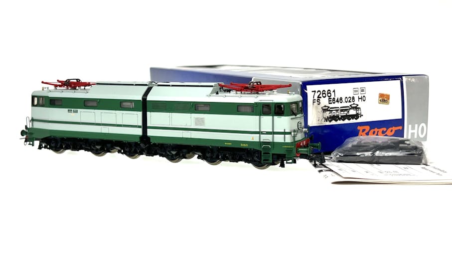 Roco 72661 FS locomotiva elettrica E646 028 ''Sabrina'' dep. loc. Taranto, ep. V