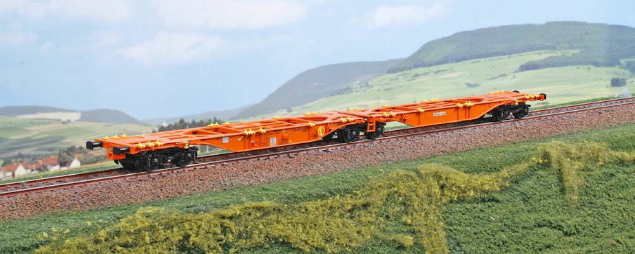 X-TRAINS 2390022 Carro intermodale Tipo Sggmrss 90‘ Wascosa di nuova costruzione, ep.VI