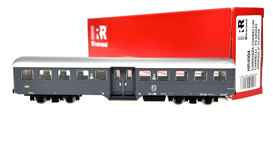 Rivarossi HR4004 FS carrozza Corbellini livrea grigio ardesia di 2cl