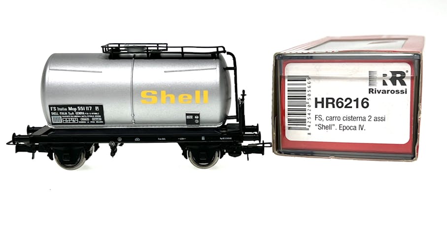 Rivarossi HR6216 FS Italia carro cisterna a due assi ''Shell'', ep.IV