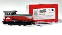 Rivarossi HR2932-U Mercitalia Shunting & Terminal, locomotiva diesel da manovra gruppo 245 6060, livrea rossa/grigio scura con strisce bianche, ep. V