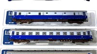 Rivarossi HR4275 FS set quattro carrozze livrea '''Treno Azzurro livrea, ep.III-IV