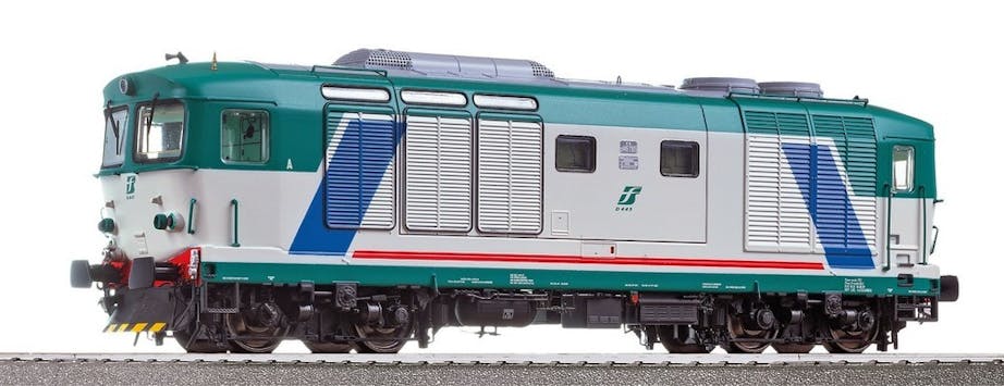 Os.kar 1132DS S locomotiva diesel D.445 1057 livrea XMPR 1 Dep Torino, ep.V - DCC Sound