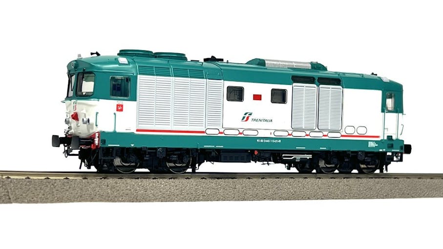 Os.kar 1133 FS locomotiva diesel D.445 1088 di terza serie livrea XMPR 2 Trenitalia dep. Cremona ep.VI