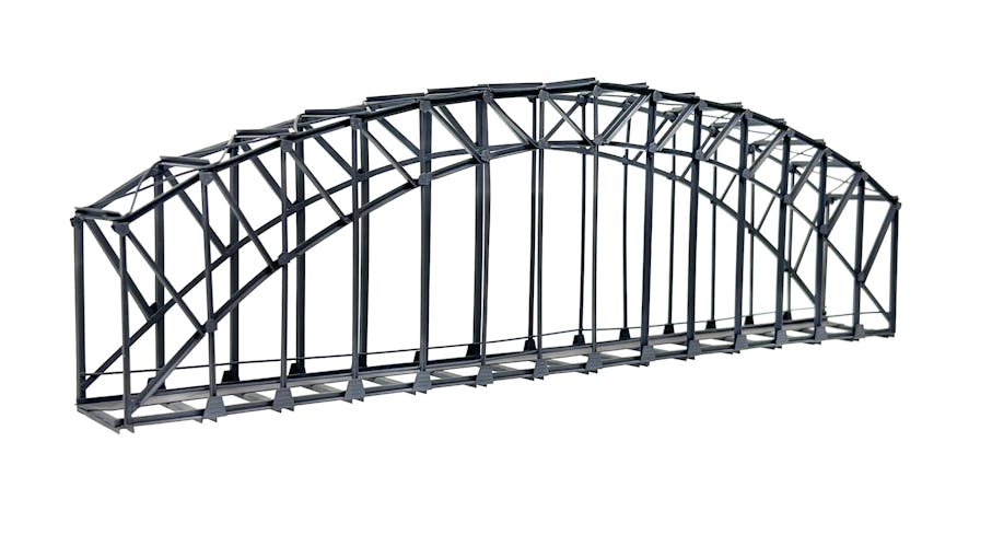Vollmer 7835 Ponte ad arco in travi metalliche per binario singolo, Scala N 1/160