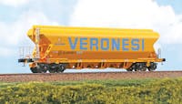 Blackstar BS10022 Carro tramoggia per trasporto cereali Tagnpps, della società Veronesi, ep.VI - con lanterne di coda stile FS
