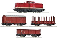 Roco 5110009  Start Set digitale z21: con Locomotiva diesel gruppo 110 e treno merci DR, ep. IV