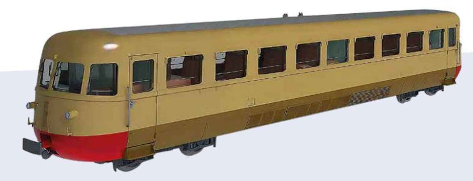 Os.kar E1028 FS automotrice diesel (dummy) RALn 60.09 a scartamento ridotto (costruzione FIAT), ep.IV