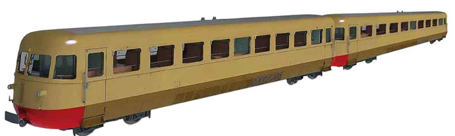 Os.kar E1026DS FS set due automotrici diesel RALn 60 a scartamento ridotto (costruzione FIAT), ep.III-IV - DCC Sound