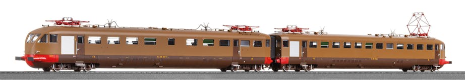 Os.kar 2106 FS ''TRENO DEL SUD anno 1958'' set composto da elettromotrice ristorante FS ALe 400.007 + elettromotrice FS ALe 790.030, ep.III