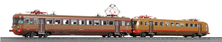 Os.kar 2070DS FS set elettromotrici FS ALe 540.030 (motorizzata) con cassa risanata e ALe 540.010 (dummy), ep.V - DCC Sound