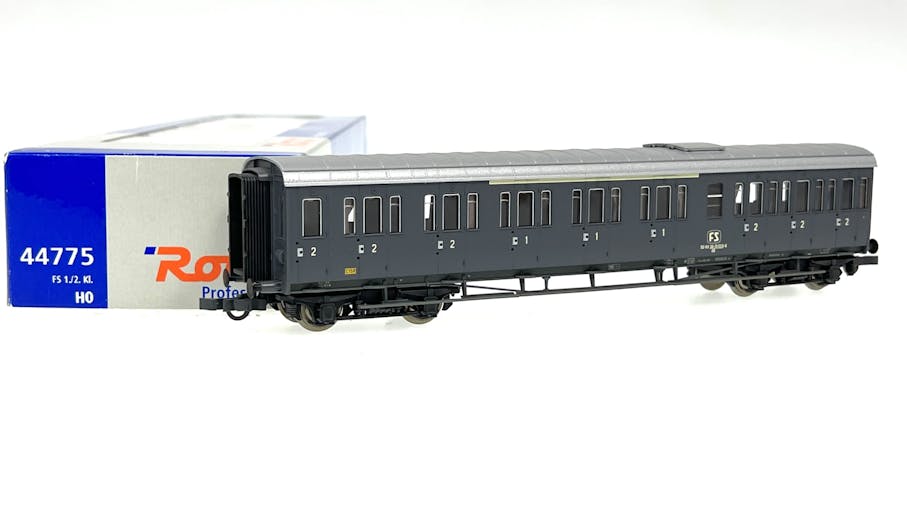 Roco 44775 FS carrozza centoporte mista di 1/ 2cl livrea grigio ardesia, ep.IV