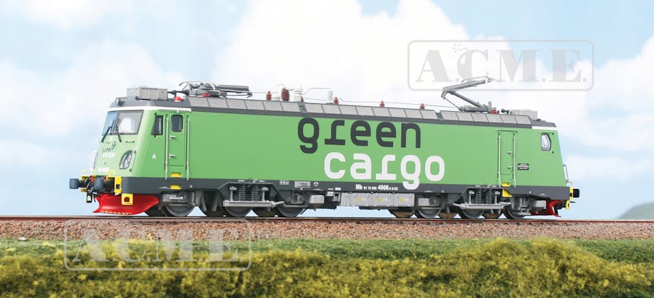 Acme 69207 Green Cargo Locomotiva elettrica Transmontana di terza serie, in servizio presso Green Cargo (Svezia) ep.VI - DCC Sound