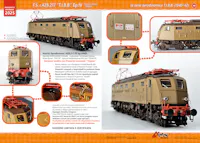 AIMX models AX2043 FS locomotiva elettrica E.428 217 aerodinamica ''T.I.B.B.'' Dep. Loc. Bologna S.D., ep.IV