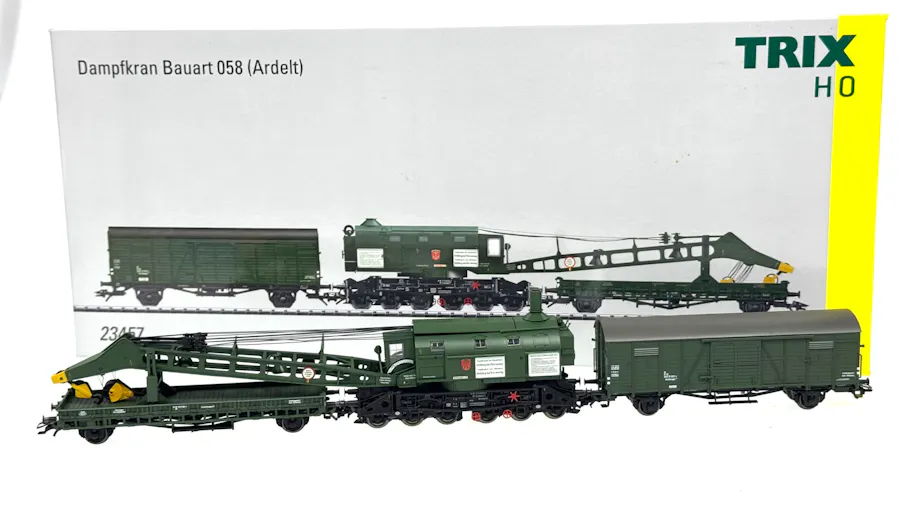 Trix 23457 Gru a vapore di tipo costruttivo 058 (Ardelt) ep.IV - DCC Sound