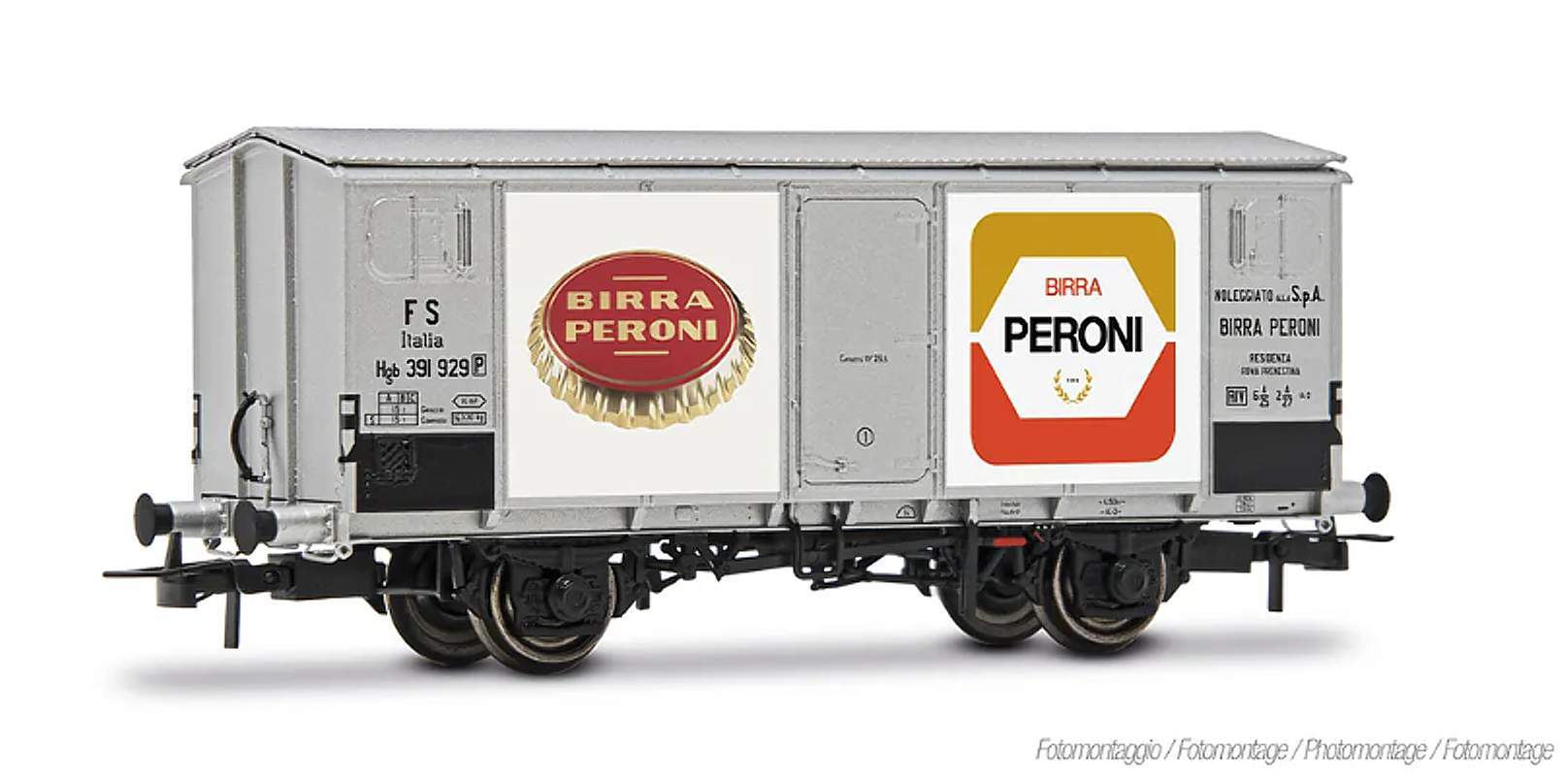 Rivarossi HR6710 FS Italia carro frigorifero “Peroni” tipo Hgb a 2
