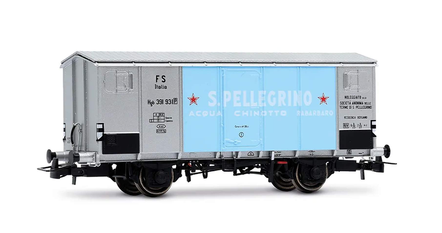 Rivarossi HR6712 FS Italia carro frigorifero tipo Hgb a 2 assi