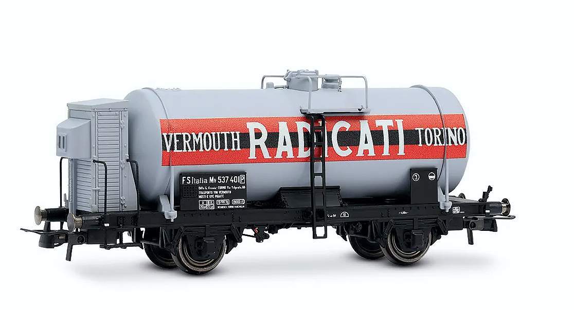 Rivarossi HR6707 FS, carro cisterna a 2 assi con garitta