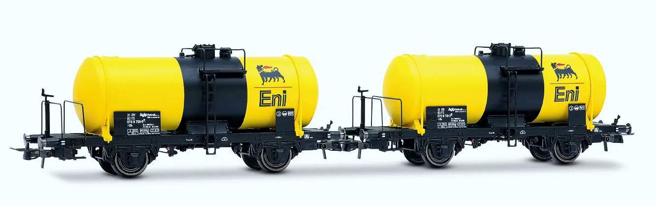 Rivarossi HR6708 FS, set di 2 carri cisterna a 2 assi ''ENI