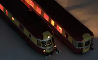 Jouef HJ2461 SNCF locomotiva diesel RGP I con rimorchio nella livrea TEE rosso/beige, ep. IV